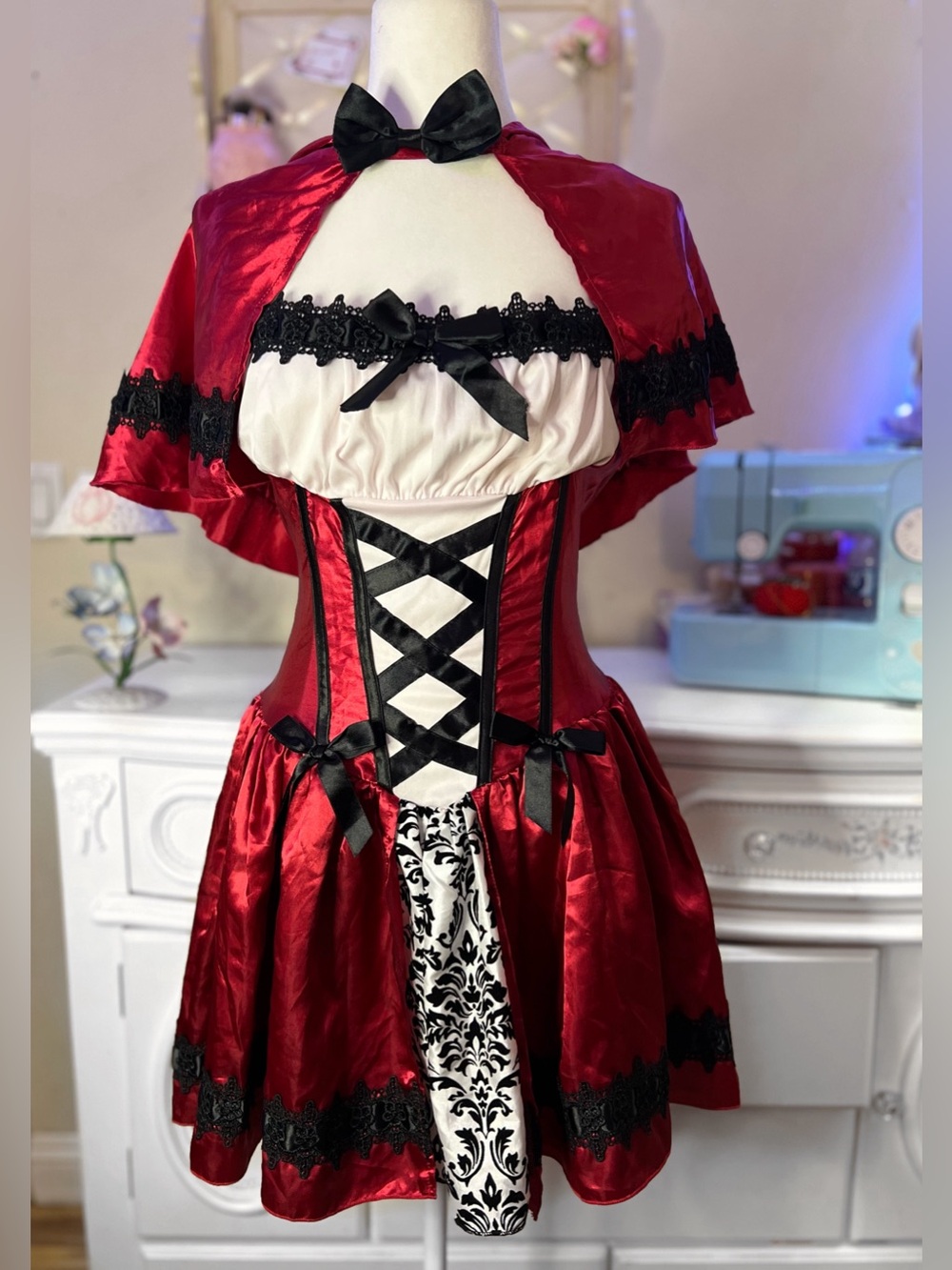 Leg Avenue Red and Black Little Red Riding Hood Costume